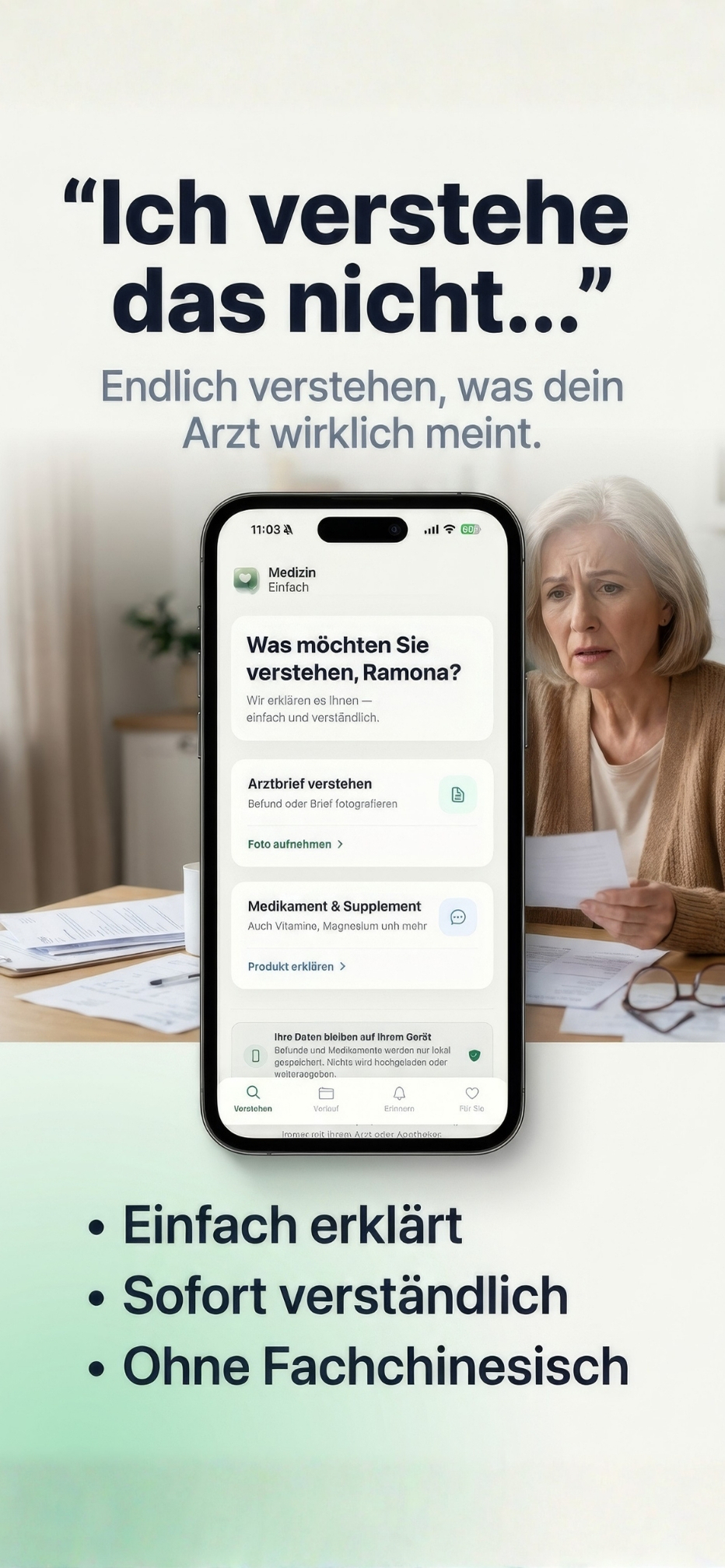Medizin Einfach App auf dem Smartphone